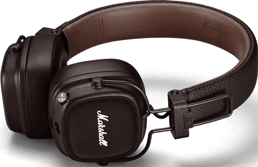Навушники Marshall Major IV Bluetooth Brown БУ боковий вид