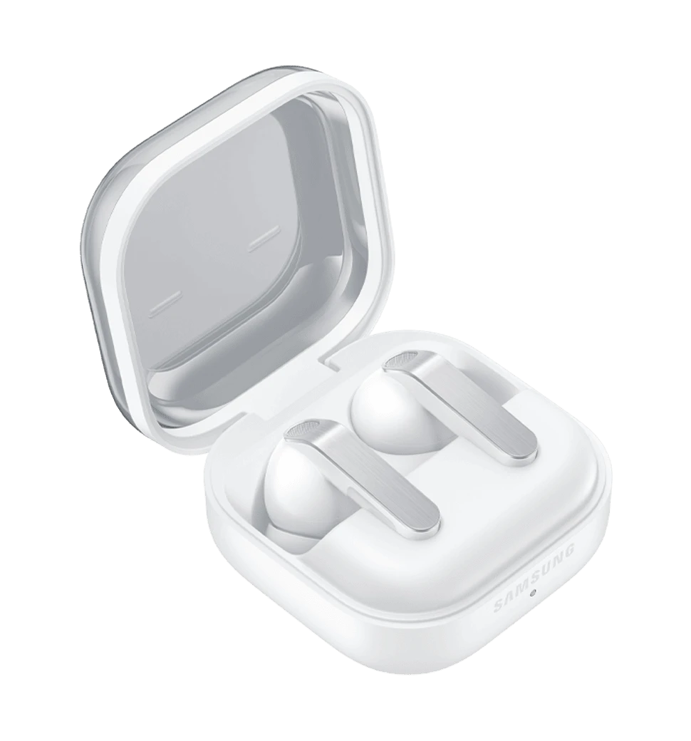 Навушники Samsung Galaxy Buds4 Pro White (SM-R640NZWASEK) боковий вид