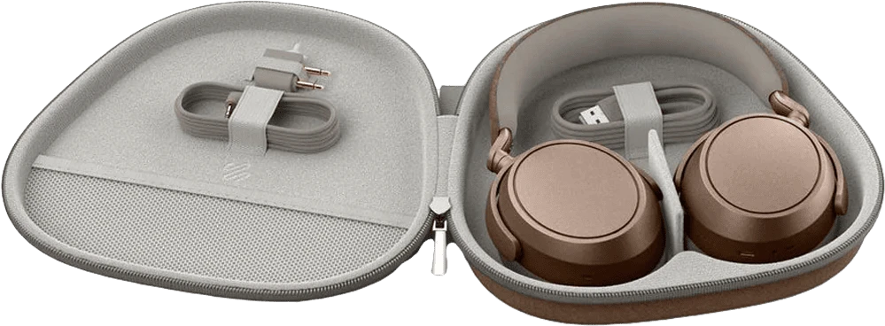 Вид в навушників у кейсі