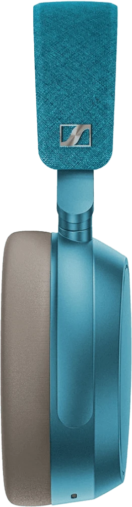 Навушники з мікрофоном Sennheiser Momentum 4 Wireless Teal (800073) фото збоку