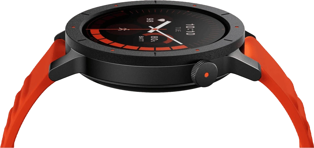 Nothing CMF Watch 3 Pro Orange фото бічна грань та кнопка