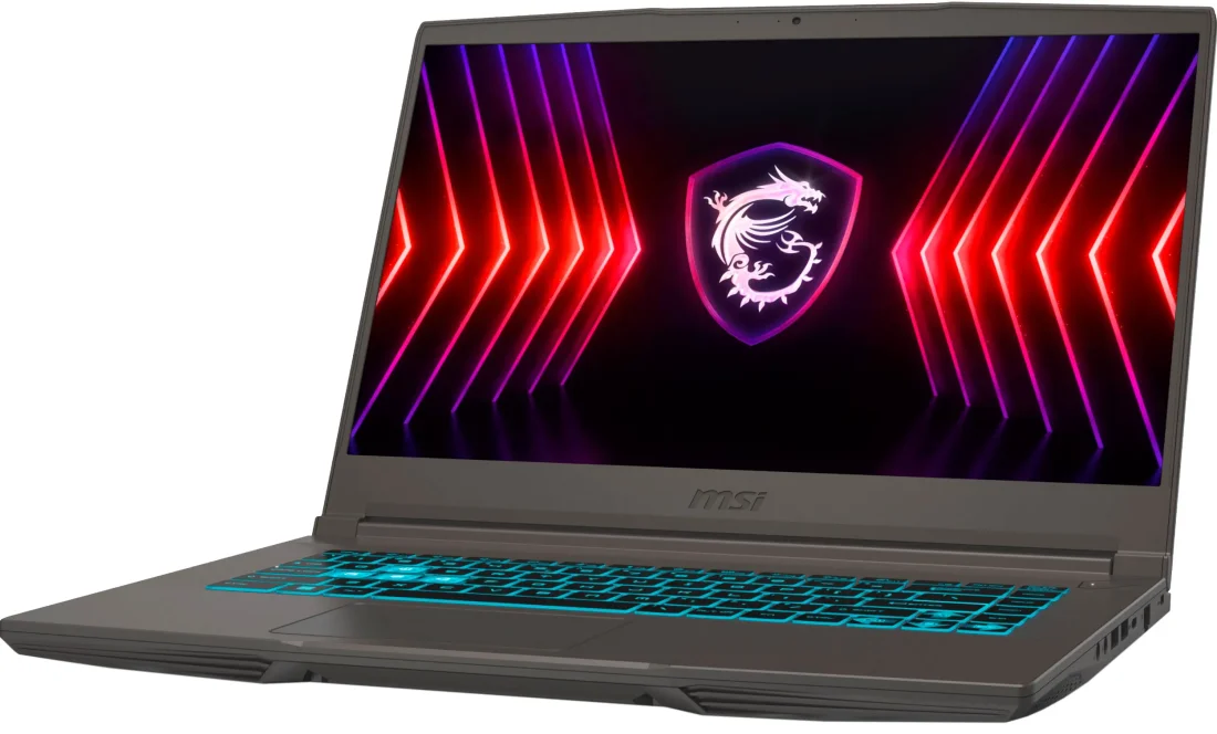 Ноутбук MSI Thin 15 B13UC (9S7-16R831-3038) Black боковий вид право