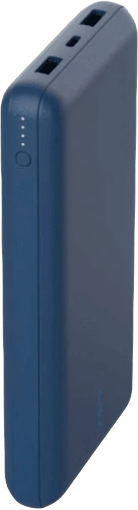 Павербанк Belkin 20000мА·год 15Вт, 2хUSB-A/USB-C, блакитний вид бічної грані