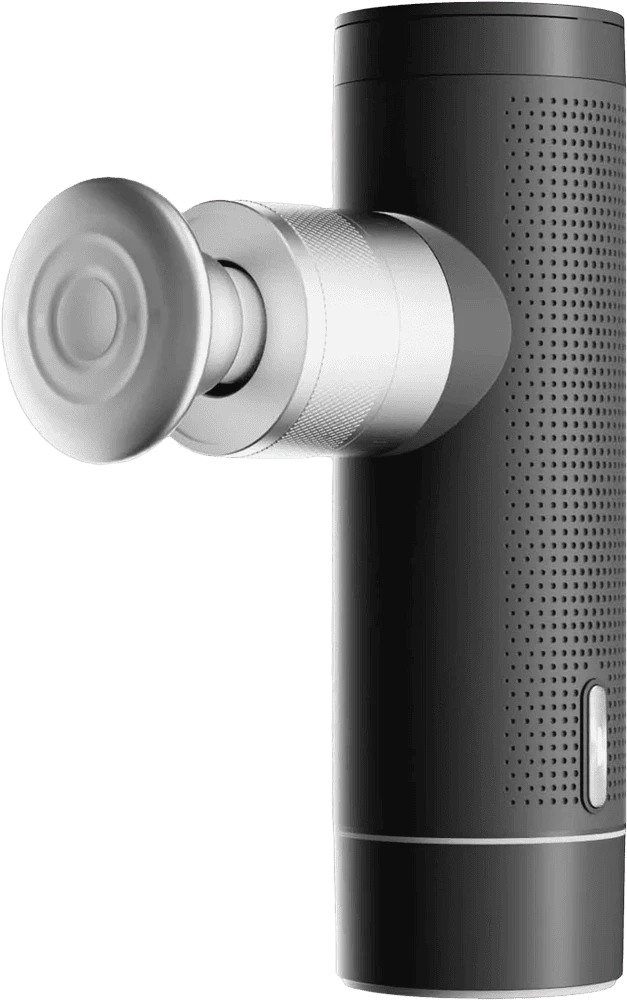 Перкусійний ручний масажер для тіла Oyeet NEX PRO II MG-T1 (GREY) боковий вид