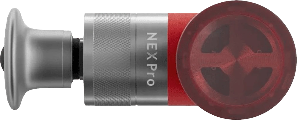 Перкусійний ручний масажер для тіла Oyeet NEX PRO II MG-T1 (RED) вид зверху