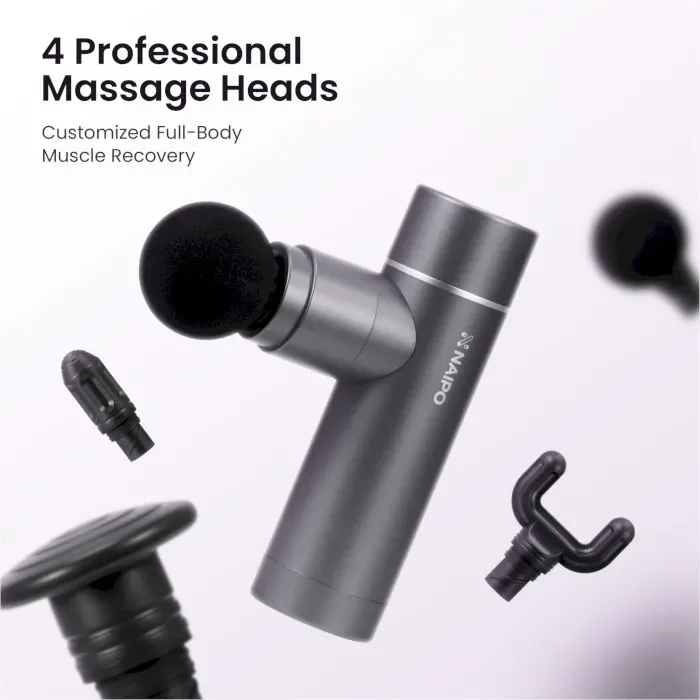 Перкусійний ручний масажер Naipo NPMGUN-J11 4