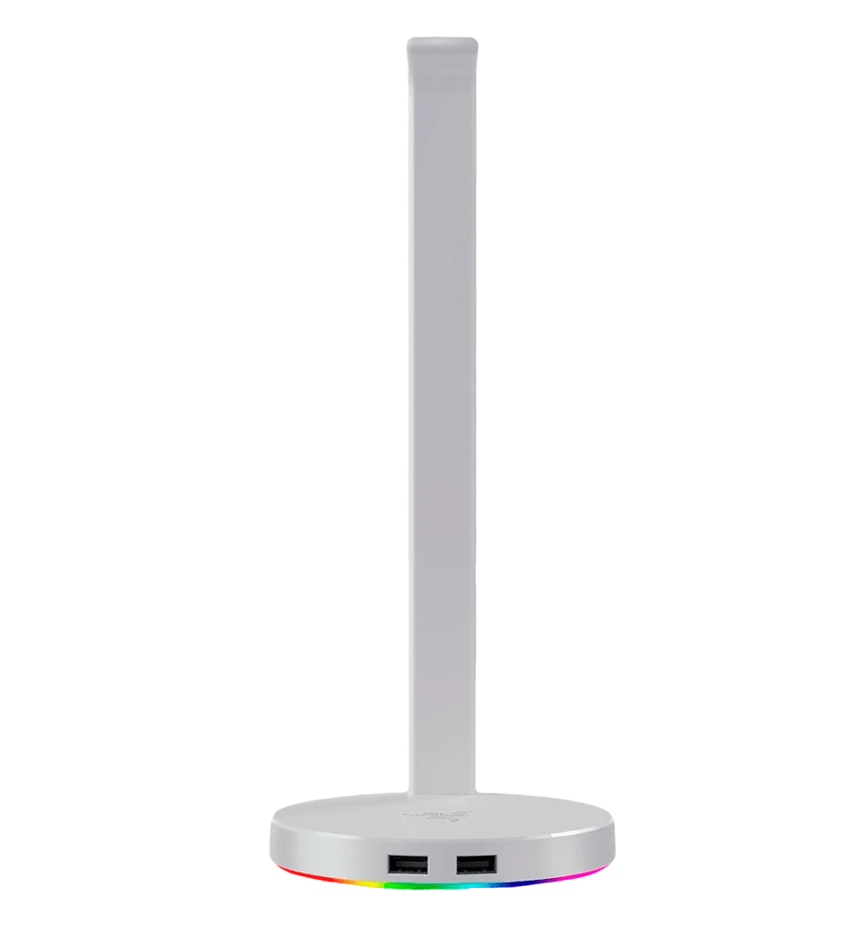 Підставка для навушників Razer Base Station V2 Chroma Mercury (RC21-01510300-R3M1) задній вид