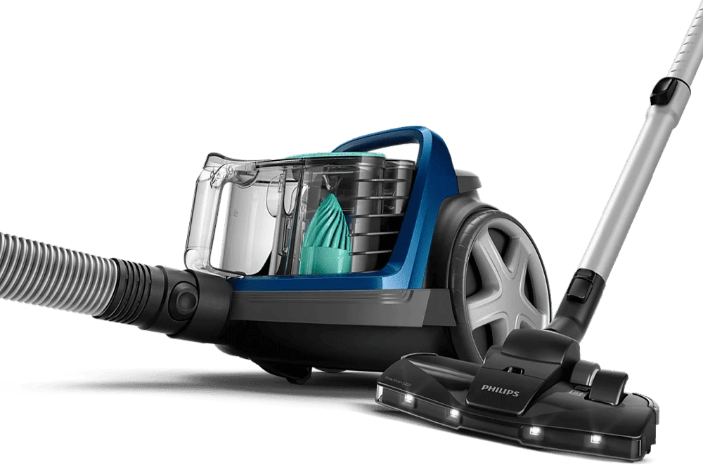 Пилосос Philips Series 5000 FC9557/09 вид щітки та пилососу крупний план