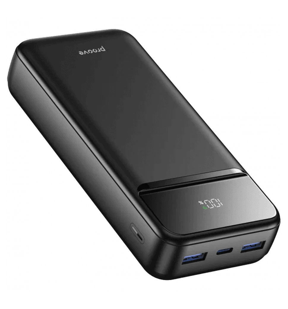 Портативна Батарея Proove Illuminator 2 22.5W 20000mAh Black боковий вид