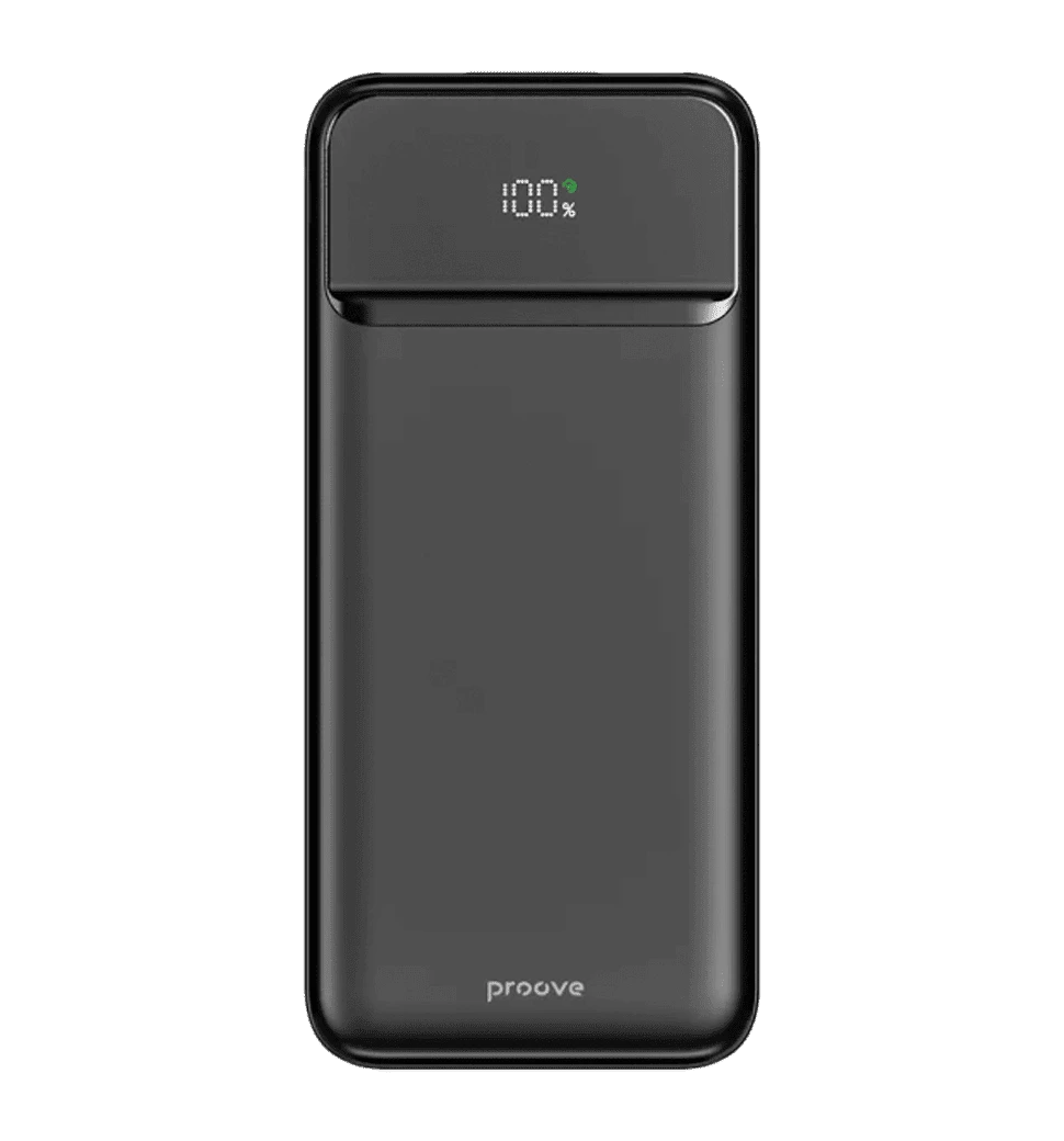 Портативна Батарея Proove Illuminator 2 22.5W 20000mAh Black передній вид