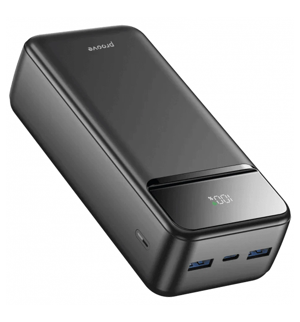 Портативна Батарея Proove Illuminator 2 22.5W 30000mAh Black боковий вид