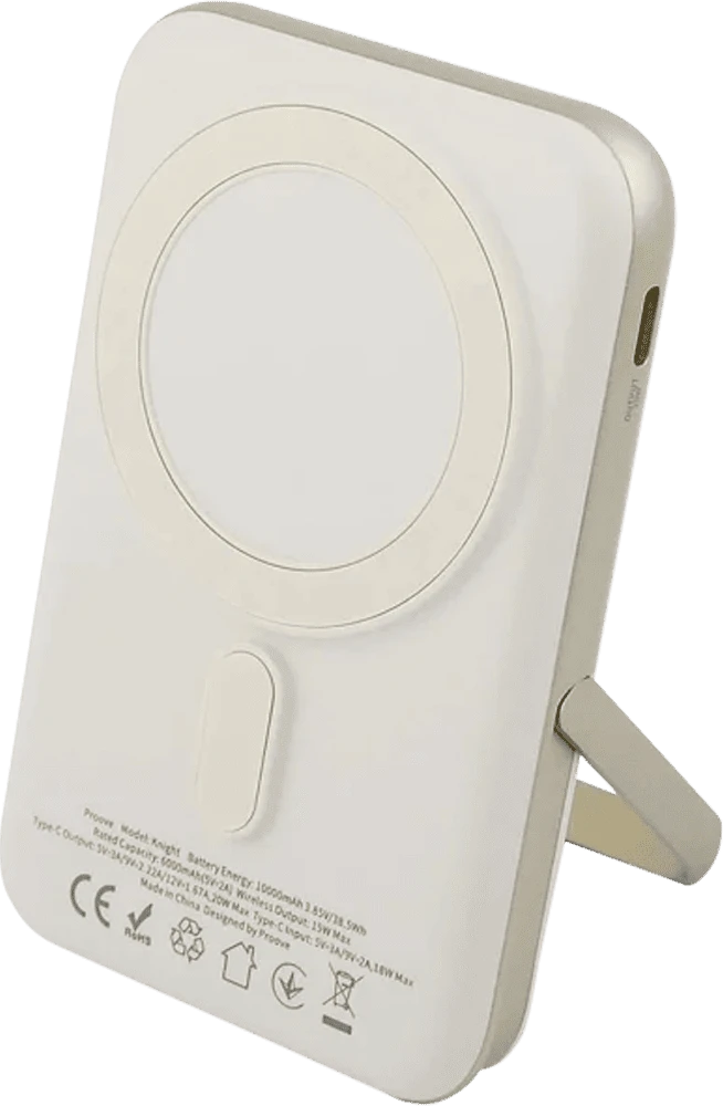 Портативна Батарея Proove Knight 20W 10000mAh (beige) боковий лівий вид