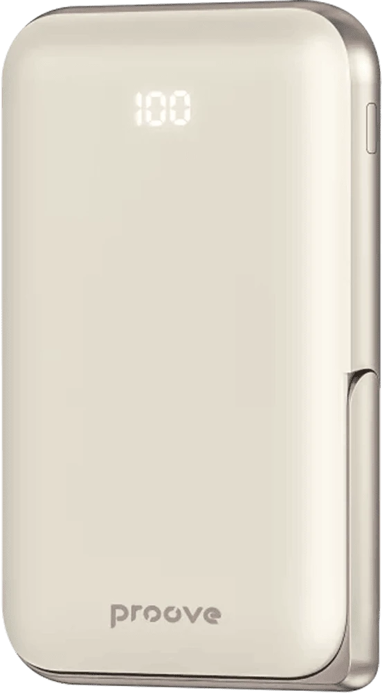 Портативна Батарея Proove Knight 20W 10000mAh (beige) передній вид