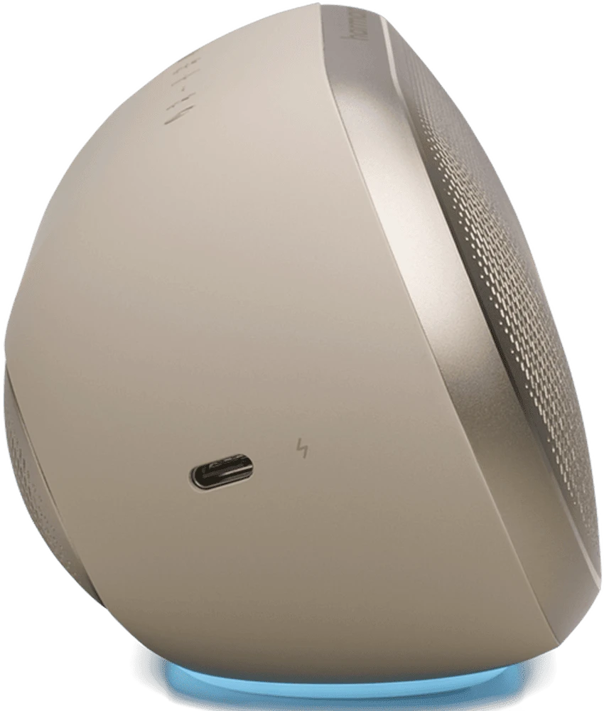 Портативна колонка Harman/Kardon Luna 2 White Sand (HKLUNA2WSDEU) боковий вид