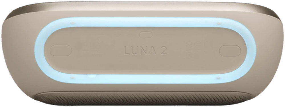 Портативна колонка Harman/Kardon Luna 2 White Sand (HKLUNA2WSDEU) вид зверху