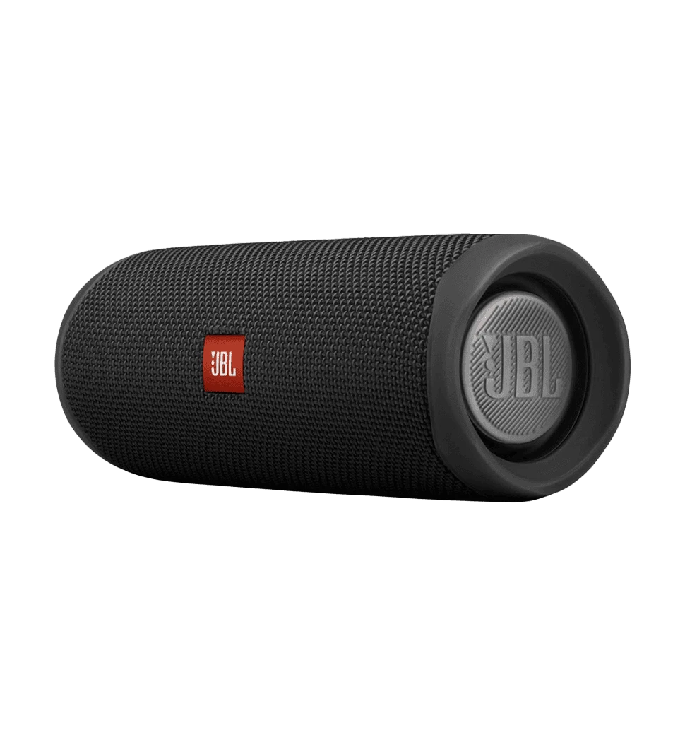 Портативна колонка JBL Flip 5 Black (JBLFLIP5BLK) боковий вид