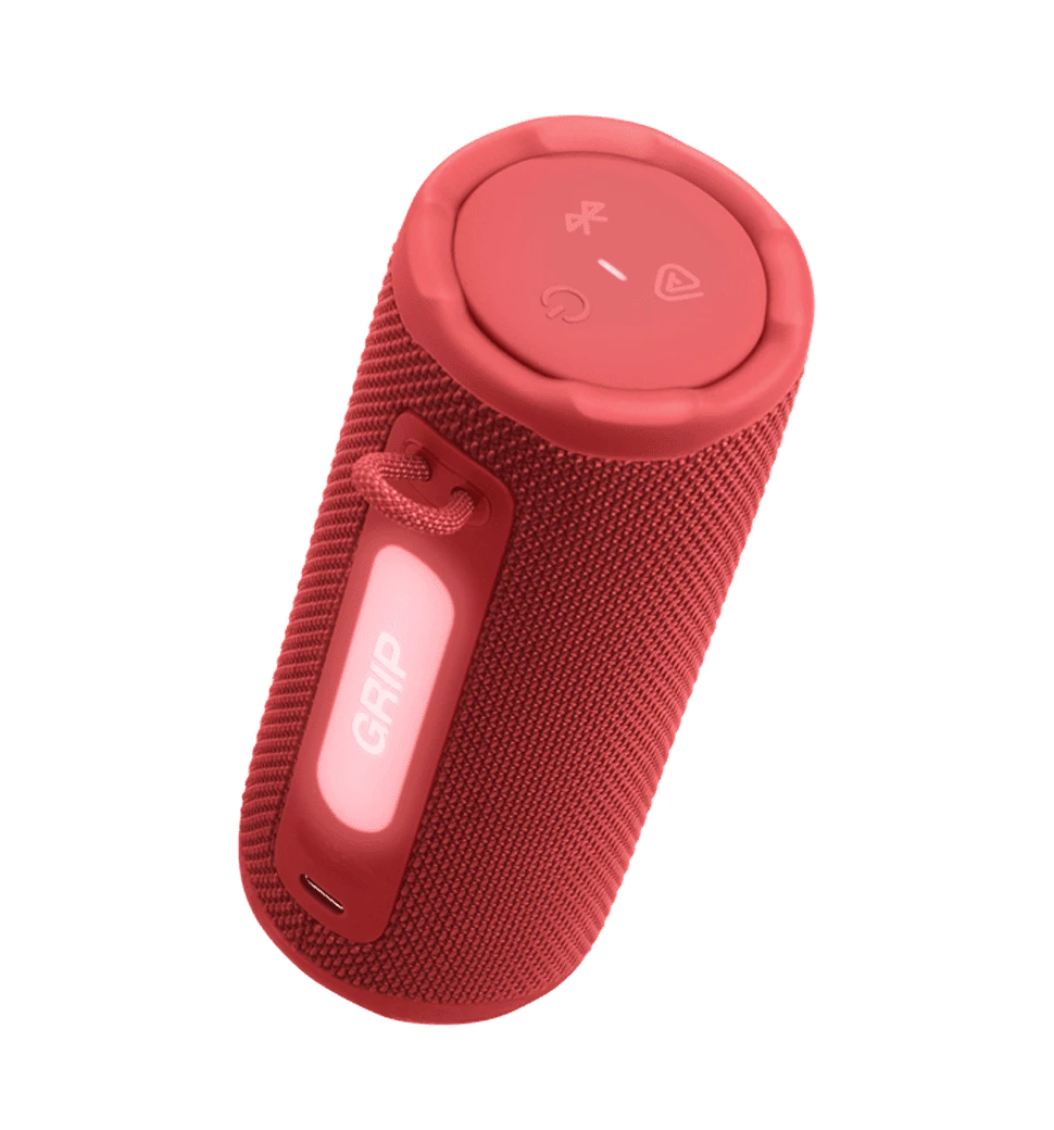 Портативна колонка JBL GRIP Red (JBLGRIPRED) боковий вид