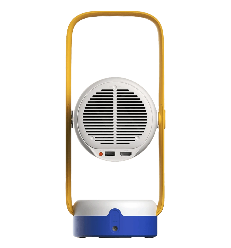 Портативний проектор XGIMI Vibe One Pro Blue Spark (WM03H) фото ззаду