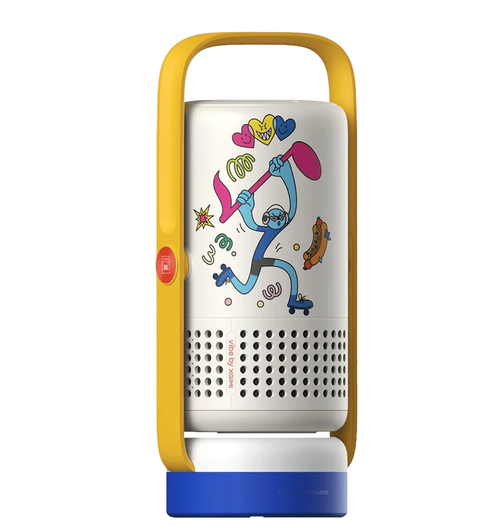 Портативний проектор XGIMI Vibe One Pro Blue Spark (WM03H) вид дизайну