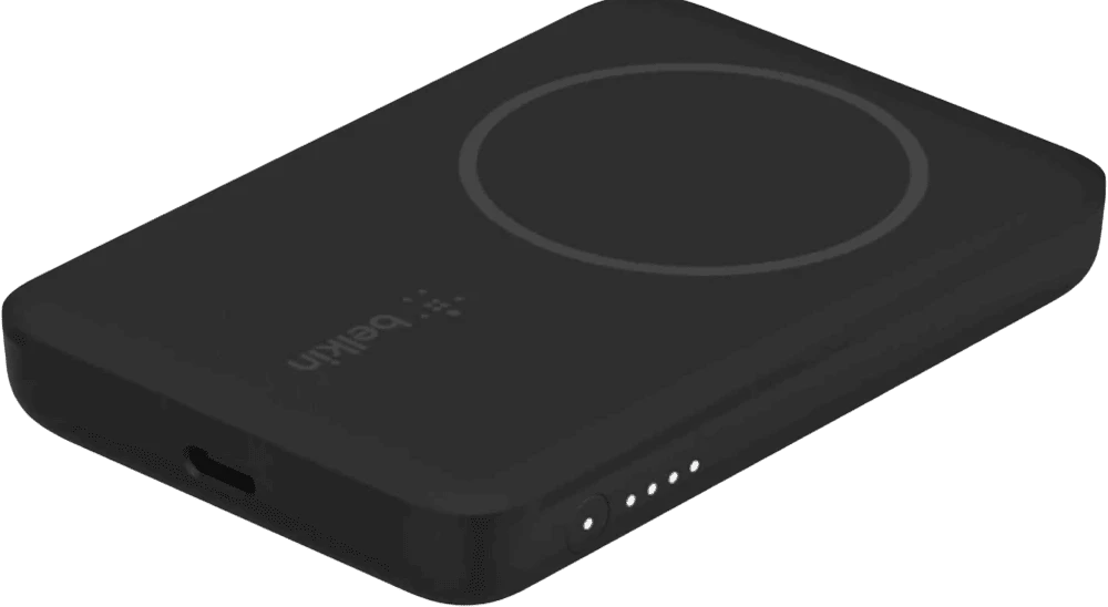Повербанк Belkin MagSafe Wireless 2500mAh  black боковий вид