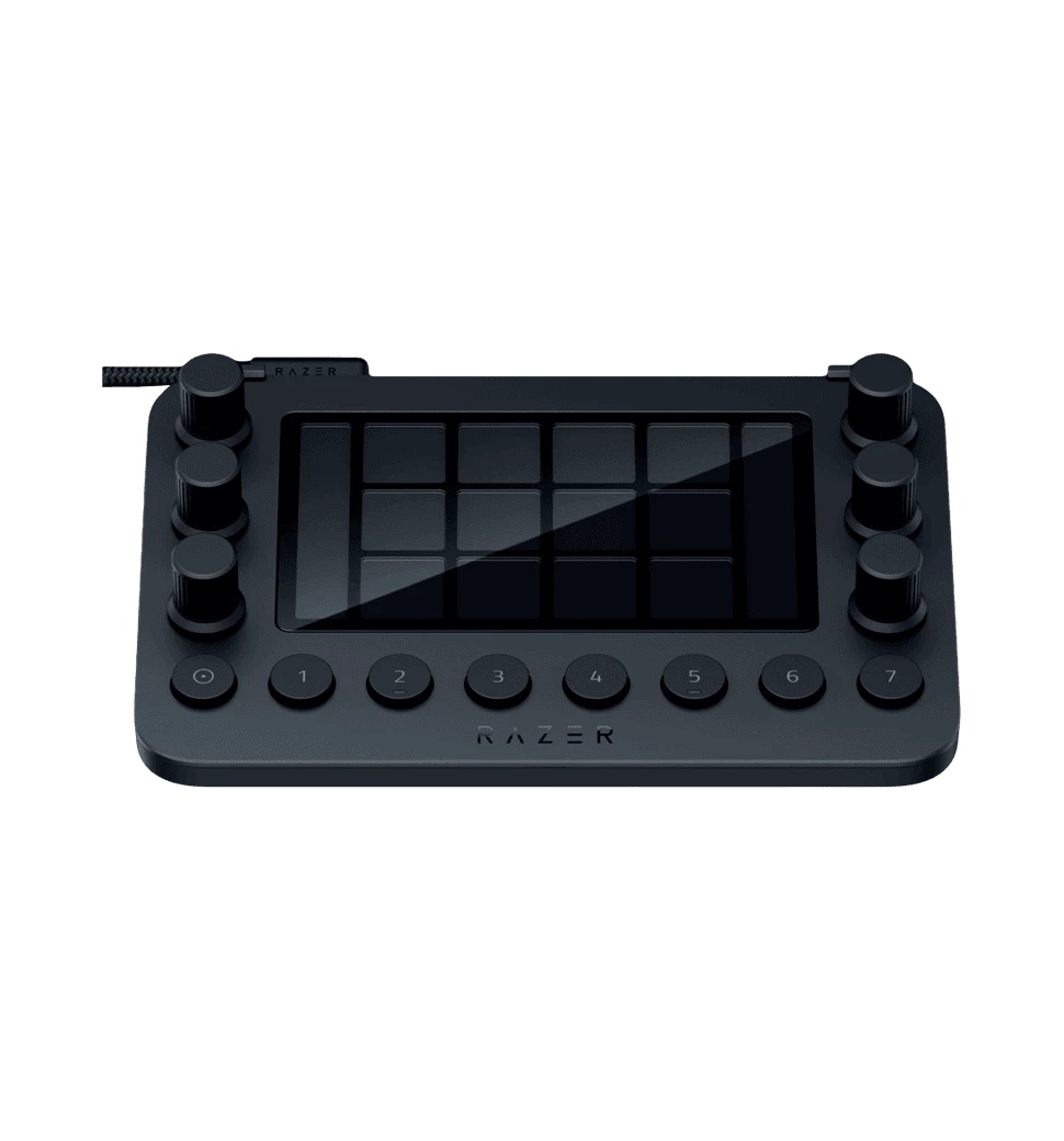 Пристрій для стримінгу RAZER Stream Controller (RZ20-04350100-R3M1) вид у вимкненому стані