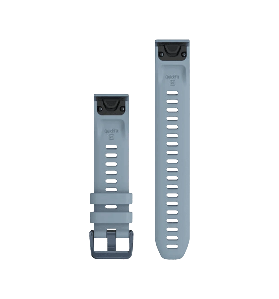 Ремінці для годинника Garmin QuickFit 20 силіконові, кольору морської піни (із 3 частин, для дайвінгу) вид всередині