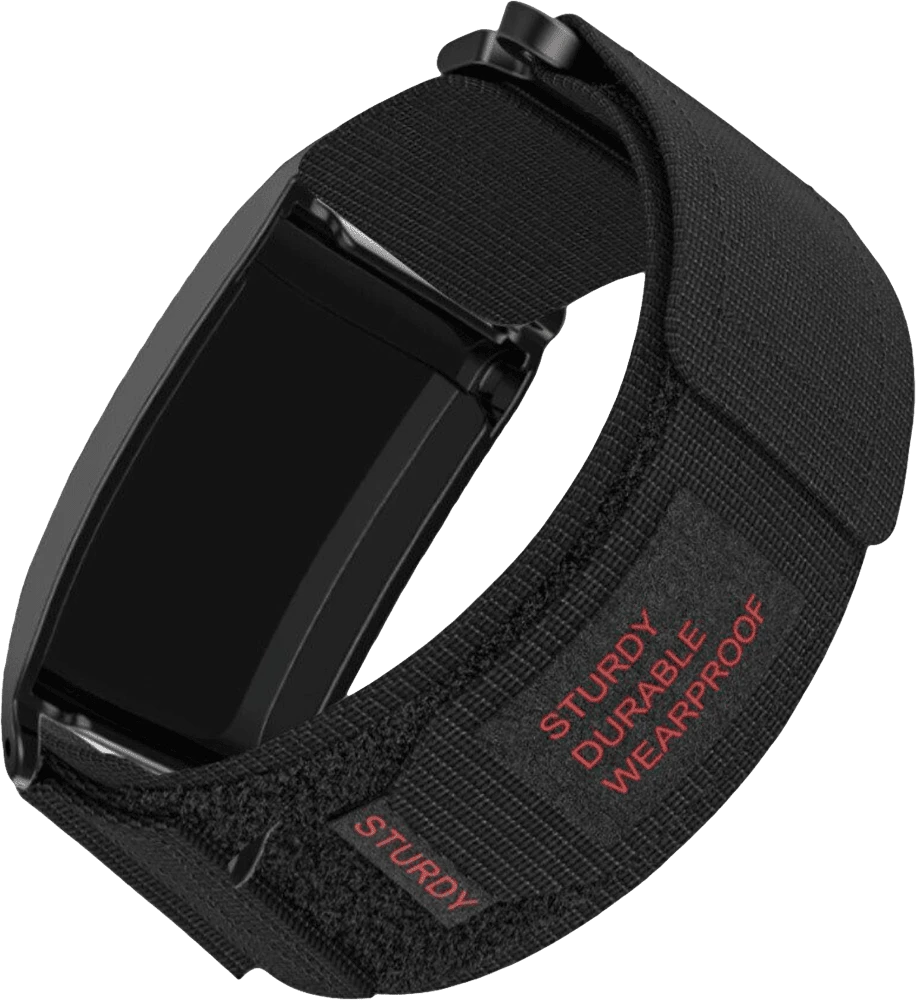 Ремінець для фітнес-браслета Whoop 5.0 MG Nylon Series (Black) демонстрація