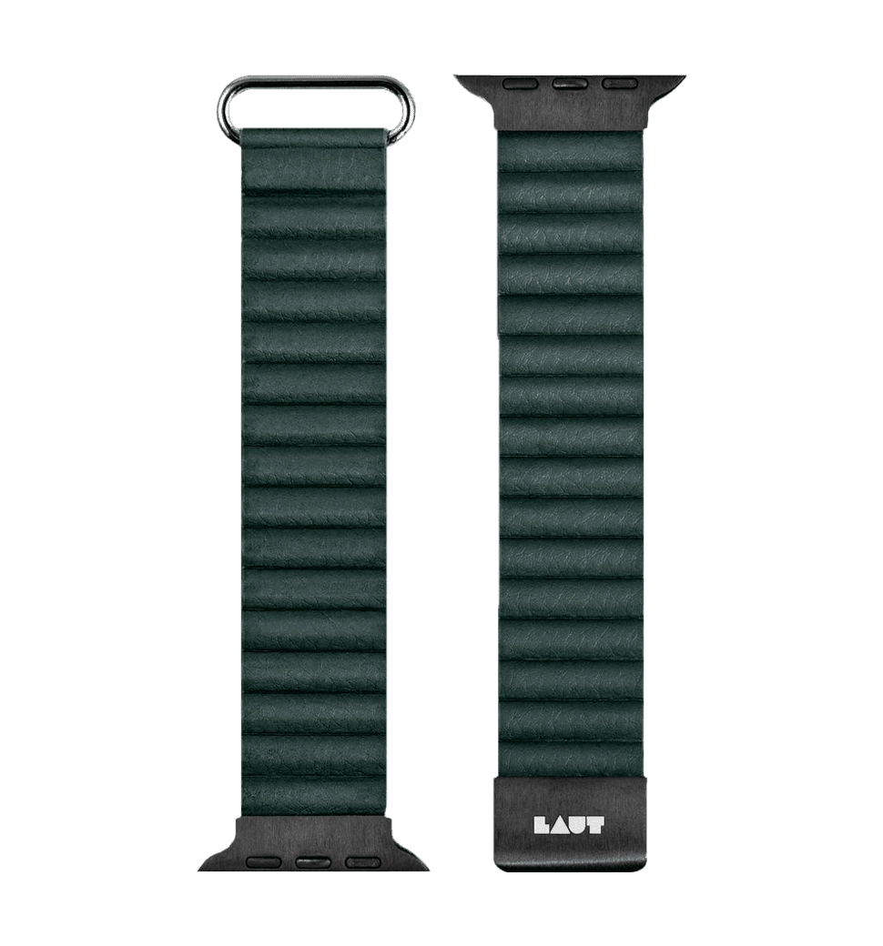 Ремiнець Laut NOVI LUXE  Apple Watch 38/40/41mm Green (L_AWS_NL_GN) - фото ременів