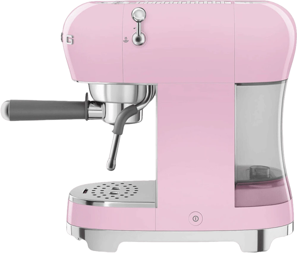 Ріжкова кавоварка эспрессо SMEG ECF02PKEU бокове