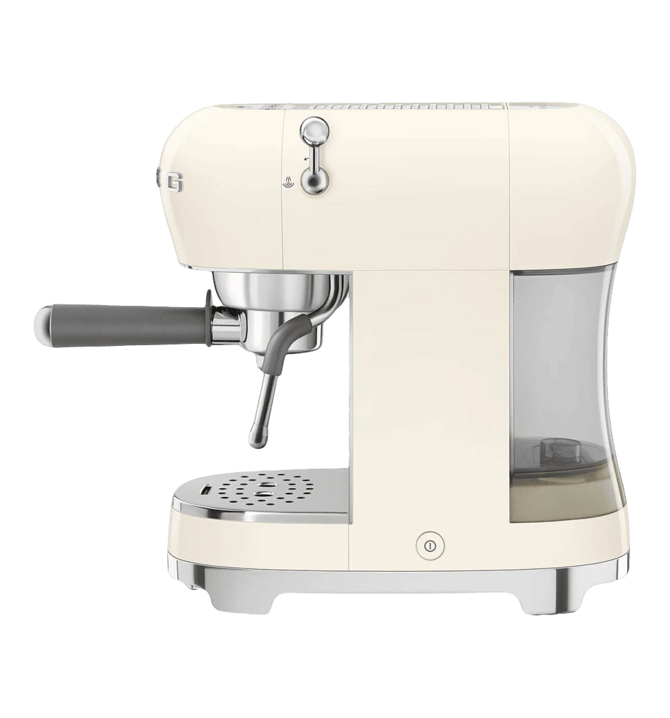 Ріжкова кавоварка эспрессо SMEG ECF02PKEU бокове