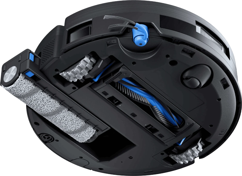 Робот пилосмок Ecovacs Deebot X11 OmniCyclone вид щіток та коліщат