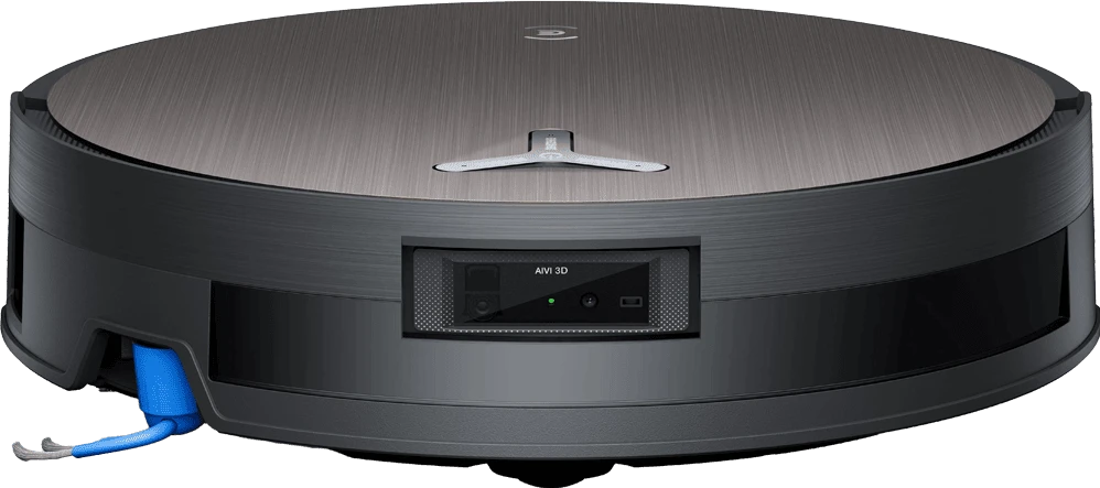 Робот пилосмок Ecovacs Deebot X11 OmniCyclone передній вид пилолосу крупний план