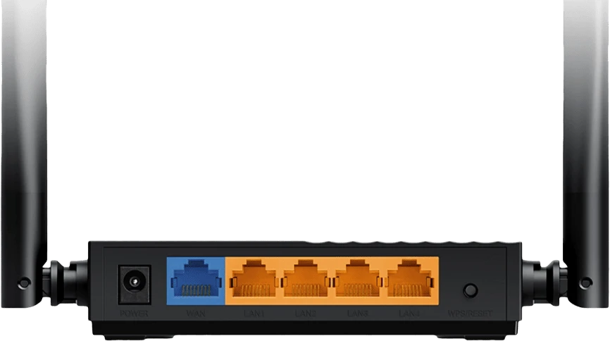Роутер TP-Link Archer C64 вид розʼємів