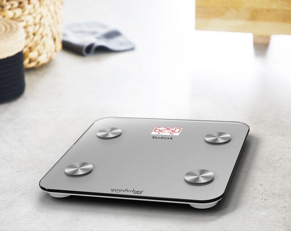 Розумні ваги Tefal Goodvibes Life BM9600S1 вид вагів під кутом