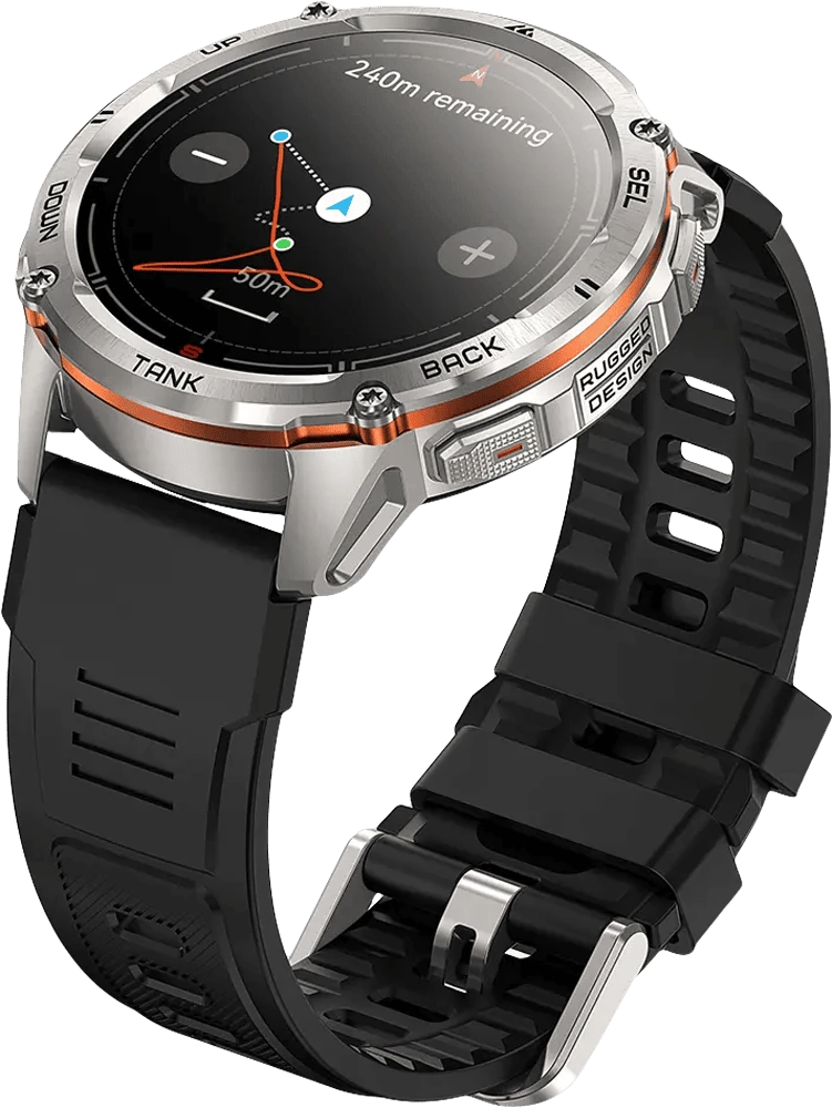 Розумний годинник KOSPET TANK T3 ULTRA 2 SIL фото ремінця