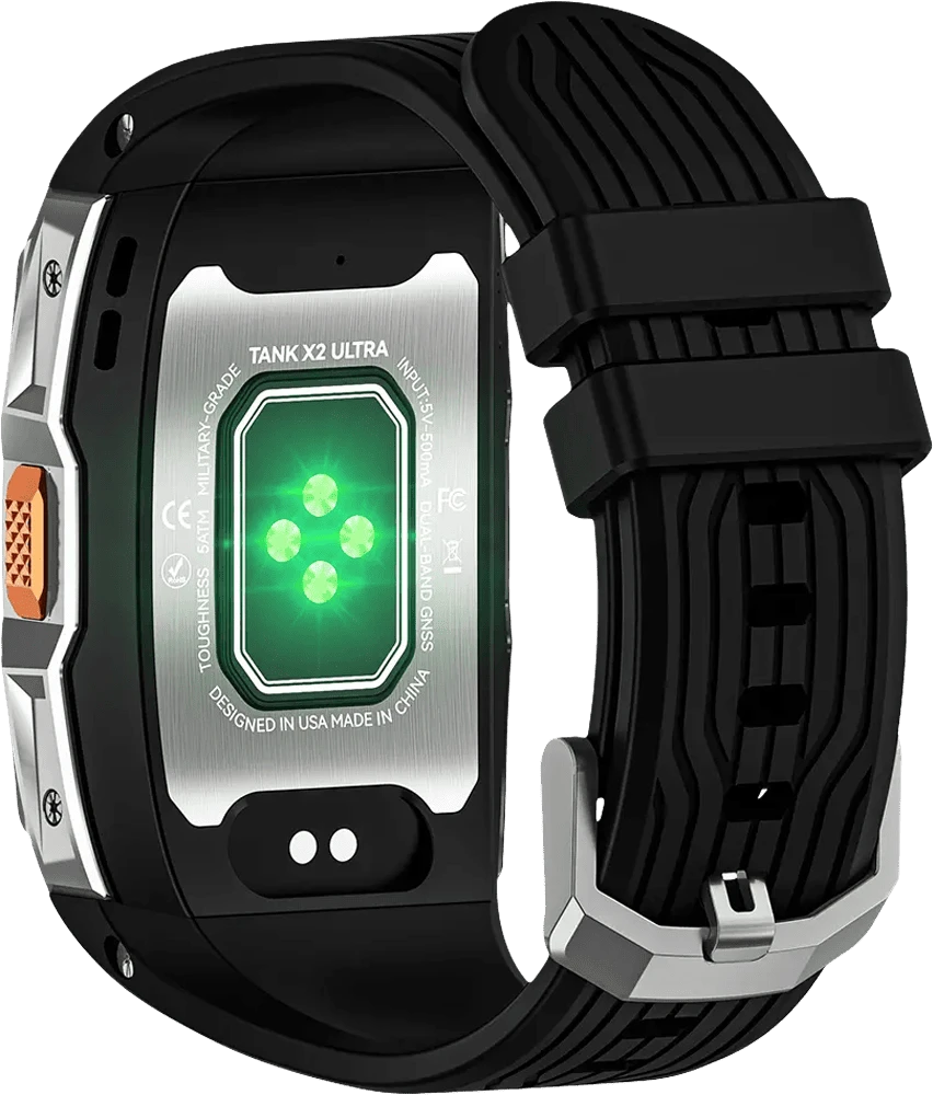 Розумний годинник KOSPET TANK X2 ULTRA SIL задній вид годинника