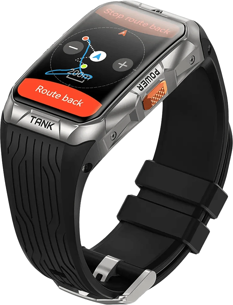 Розумний годинник KOSPET TANK X2 ULTRA SIL фото екрану під кутом