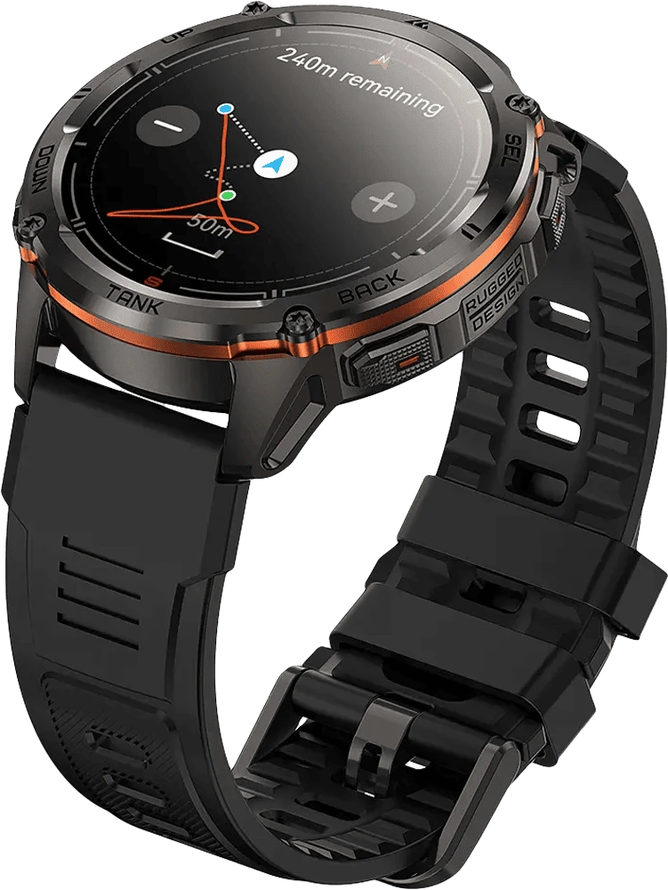 Розумний годинник TANK T3 ULTRA 2 SE BLK KOSPET фото ремінця