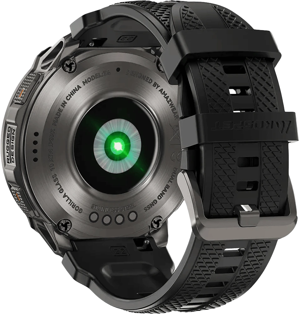 Розумний годинник TANK T4 BLACK KOSPET задній вид