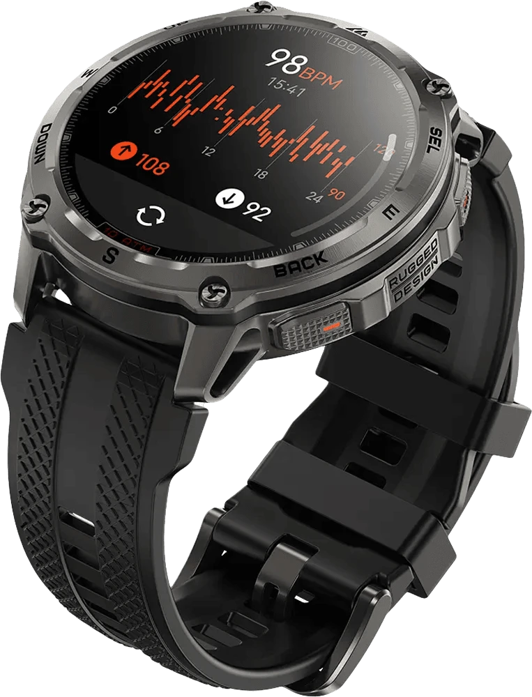 Розумний годинник TANK T4 BLACK KOSPET вид ремінця