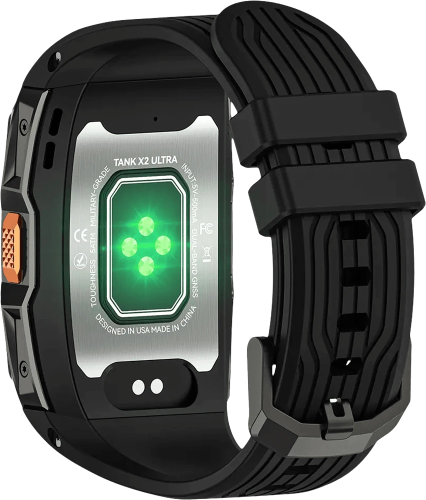 Розумний годинник TANK X2 ULTRA BLK KOSPET вид ззаду