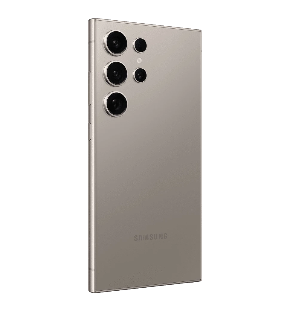 Samsung Galaxy S24 Ultra 12/1Тb Titanium Grey Б/В вид задня кришка ліво