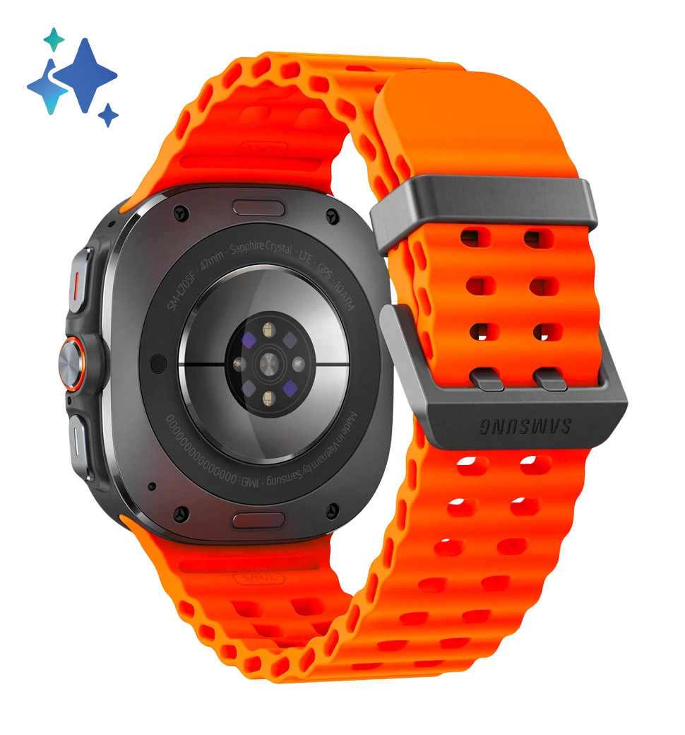 Samsung Galaxy Watch Ultra Titanium Gray Б/В задній вид