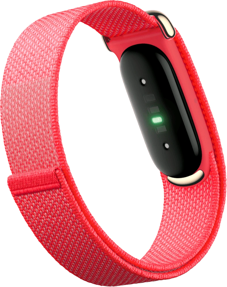 Смарт-браслет Google Fitbit Air Berry боковий вид