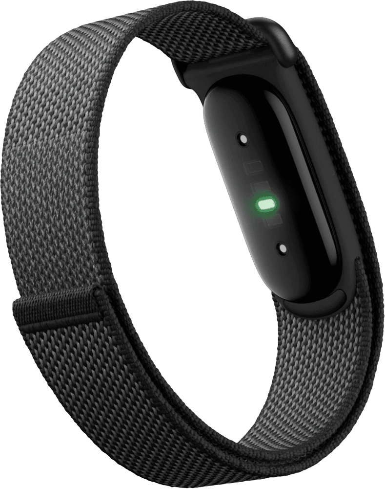 Смарт-браслет Google Fitbit Air Obsidian боковий вид