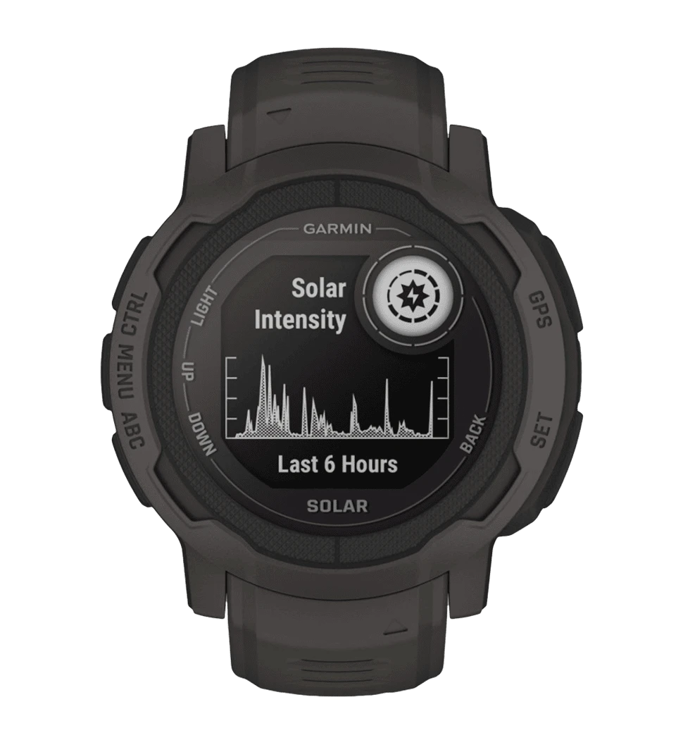 Смарт-годинник Garmin Instinct 2 Solar Graphite (010-02627-10) 4