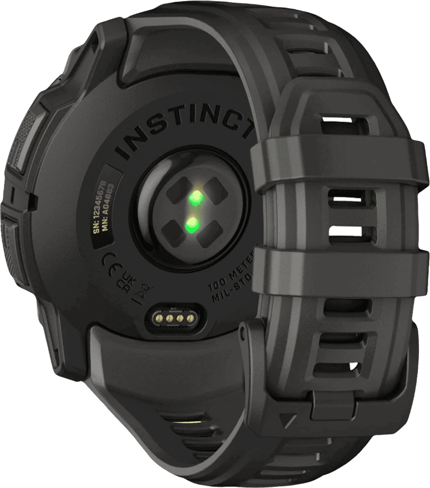 Смарт-годинник Garmin Instinct 3 50mm AMOLED Black with Charcoal Band (010-03020-00) вид зсередини