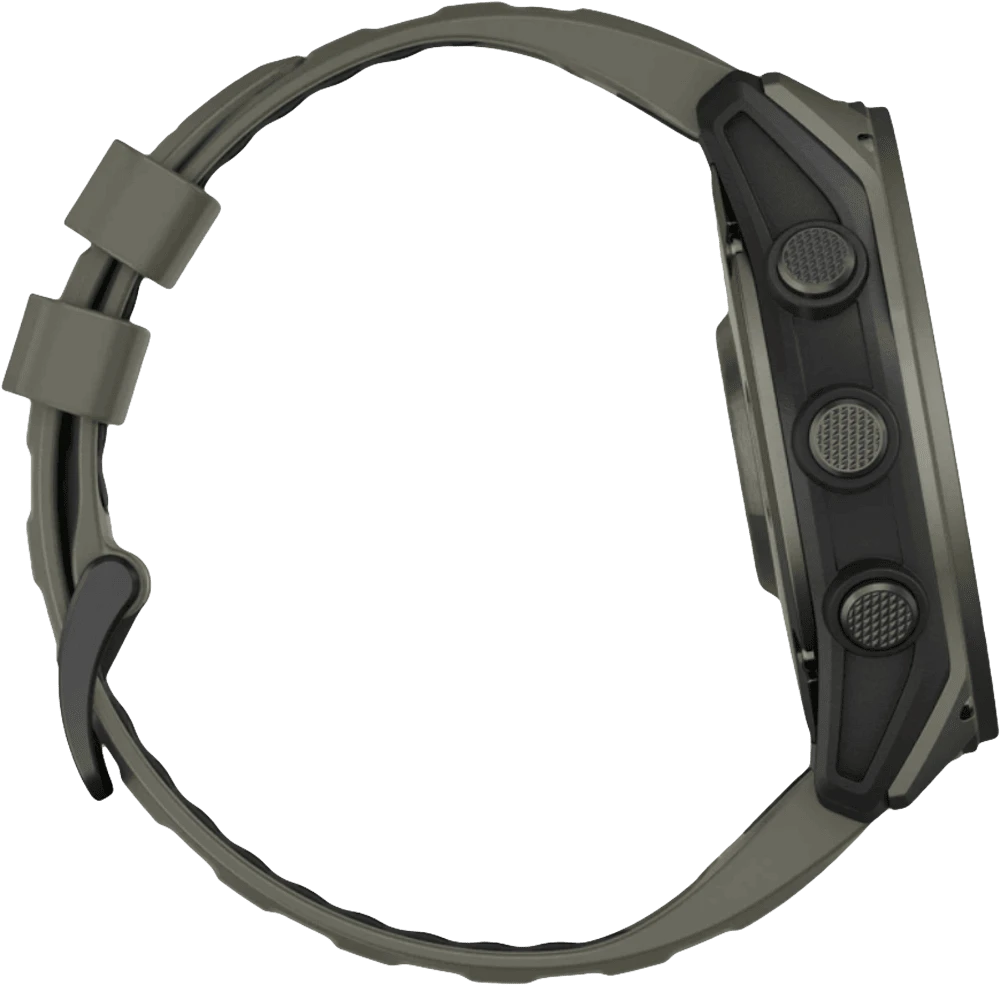 Смарт-годинник Garmin tactix 8 - 51 mm AMOLED Cerakote Olive w. Applied Ballistics Ultralight (010-04553-11) фото збоку