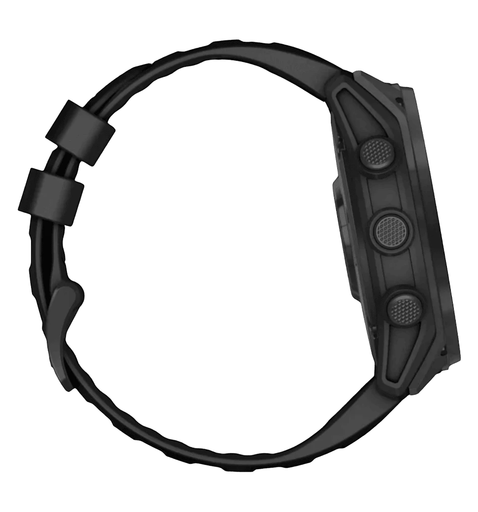 Смарт-годинник Garmin tactix 8 51 mm Solar Elite Includes Applied Ballistics Elite Solver (010-03407-11) вид з лівого боку