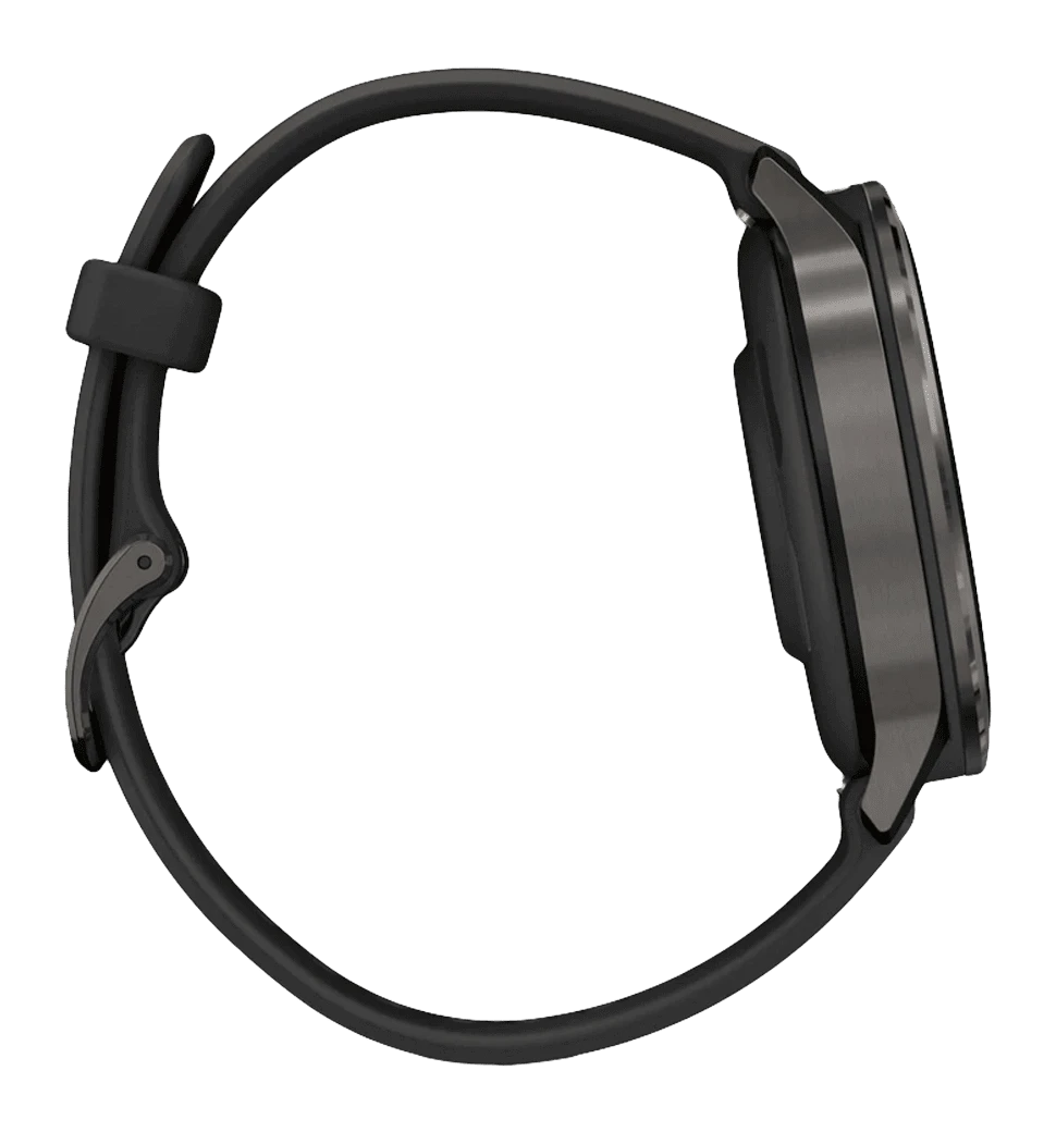 Смарт-годинник Garmin Venu 4 41 mm Slate with Black Silicone Band (010-03013-02) 2